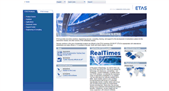 Desktop Screenshot of etas.com